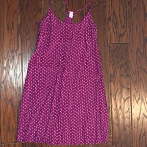 Pink racer back dress